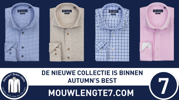 De nieuwe collectie Sleeve7 is binnen op Mouwlengte7.com